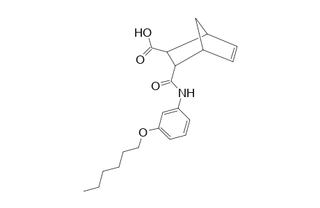 3-([3-(Hexyloxy)anilino]carbonyl)bicyclo[2.2.1]hept-5-ene-2-carboxylic acid