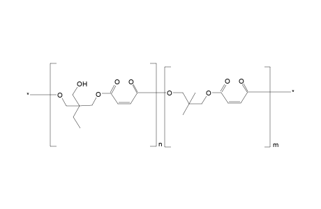 Maleic acid-neopentyl glycol-trimethylolpropane polyester; structure is approximative