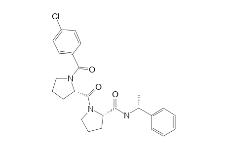 (S)-1-((4-Chlorobenzoyl)-L-prolyl)-N-((R)-1-phenylethyl)pyrrolidine-2-carboxamide