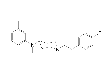 1-[2-(4-Fluorophenyl)ethyl]-N-methyl-N-3-methylphenylpiperidin-4-amine