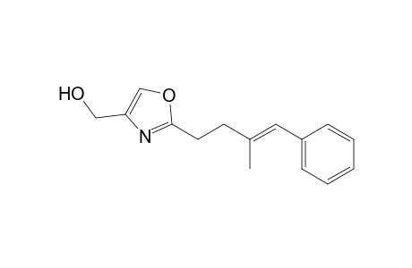 2-(4-Phenyl-3-methyl-3-butenyl)-4-(hydroxymethyl)oxazole