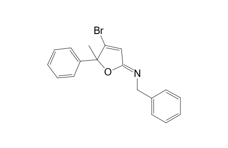 Z-2-Benzylimino-4-bromo-5-phenyl-5-methyl-2,5-dihydrofuran