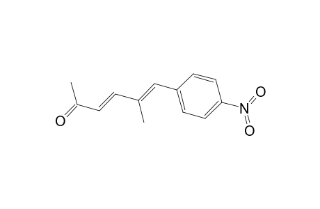 3,5-Hexadien-2-one, 5-methyl-6-(4-nitrophenyl)-