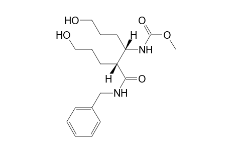 Methyl {2'-(benzylamino)carbonyl]-5'-hydroxy-1'-(3"-hydroxypropyl)pentyl}-carbamate
