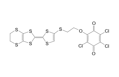 2,3,5-Trichloro-6-{2-[2-(5,6-dihydro-[1,3]dithiolo[4,5-b][1,4]dithiin-2-ylidene)-[1,3]dithiol-4-ylsulfanyl]-ethoxy}-[1,4]benzoquinone