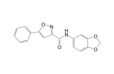 3-isoxazolecarboxamide, N-(1,3-benzodioxol-5-yl)-5-phenyl-