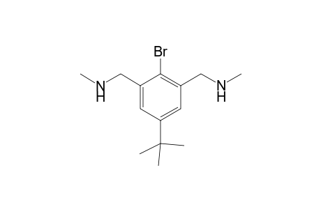 2,6-Bis(methylaminomethyl)-4-(1,1-dimethylethyl)-bromobenzene