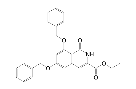 3-Isoquinolinecarboxylic acid, 1,2-dihydro-1-oxo-6,8-bis(phenylmethoxy)-, ethyl ester