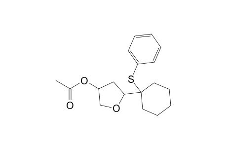 (3RS,5RS)-5-(1-Phenylsulfanylcyclohexyl)tetrahydrofuran-3-yl ethanoate
