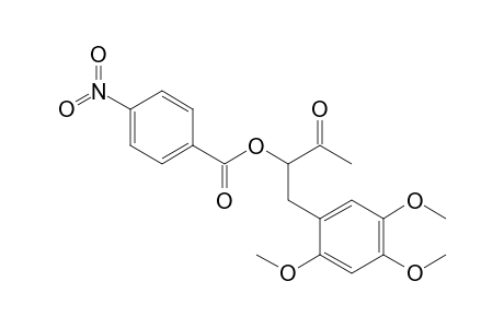 4-(2",4",5"-Trimethoxyphenyl)-3-(p-nitrobenzoyloxy)-2-butanone