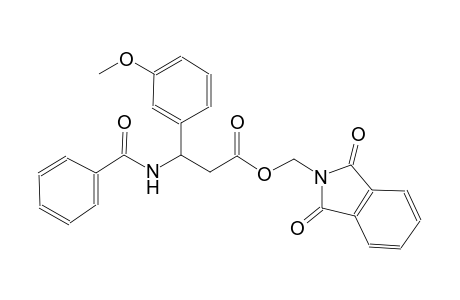 benzenepropanoic acid, beta-(benzoylamino)-3-methoxy-, (1,3-dihydro-1,3-dioxo-2H-isoindol-2-yl)methyl ester
