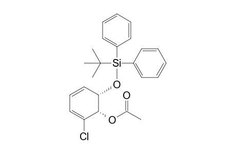 (1S,6S)-2-Chloro-1-(acetoxy)-6-{[(1',1'-dimethylethyl)diphenylsilyl]oxy}-2,4-cyclohexadiene