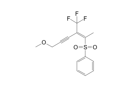 [(E)-5-methoxy-1-methyl-2-(trifluoromethyl)pent-1-en-3-ynyl]sulfonylbenzene
