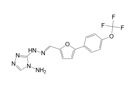 (4-amino-1,2,4-triazol-3-yl)-[(E)-[5-[4-(trifluoromethoxy)phenyl]-2-furyl]methyleneamino]amine