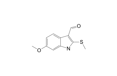 CAPPARINE-B;6-METHOXY-2-(METHYLTHIO)-1H-INDOLE-3-CARBALDEHYDE