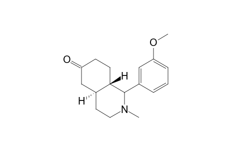 trans-N-Methyl-6-oxo-m-anisyldecahydroisoquinoline