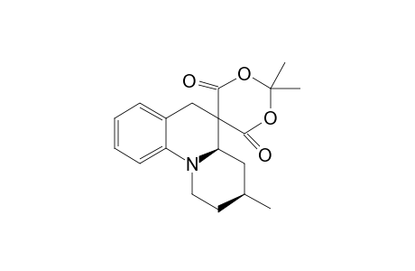 3,2',2'-Trimethyl-2,3,4,4a,5,6-hexahydro-1H-spiro[benzo[c]quinolizine-5,5'-dioxane]-4',6'-dione