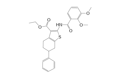 ethyl 2-[(2,3-dimethoxybenzoyl)amino]-6-phenyl-4,5,6,7-tetrahydro-1-benzothiophene-3-carboxylate
