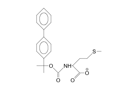 N-[1-(4-Biphenylyl)-1-methylethoxycarbonyl]-methionine anion