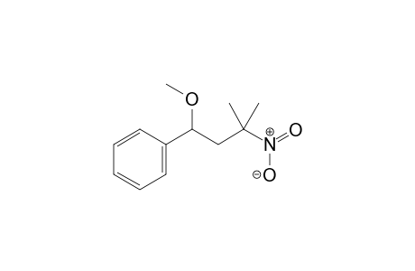 1-(1-Methoxy-3-methyl-3-nitrobutyl)benzene