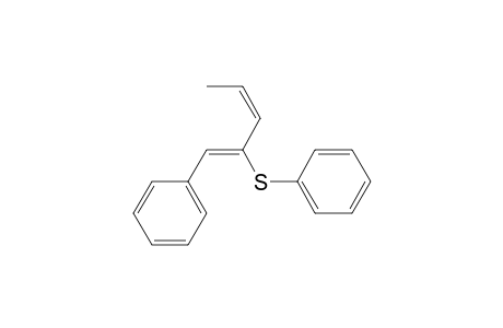 Benzene, [[1-(phenylmethylene)-2-butenyl]thio]-, (Z,E)-