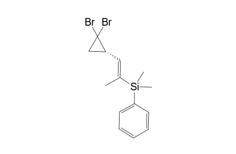 [(E)-2-((S)-2,2-Dibromo-cyclopropyl)-1-methyl-vinyl]-dimethyl-phenyl-silane