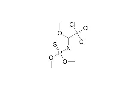 O,O-DIMETHYLTHIOPHOSPHORSAEURE-N-(1-METHOXY-2,2,2-TRICHLORETHYL)-AMIDE