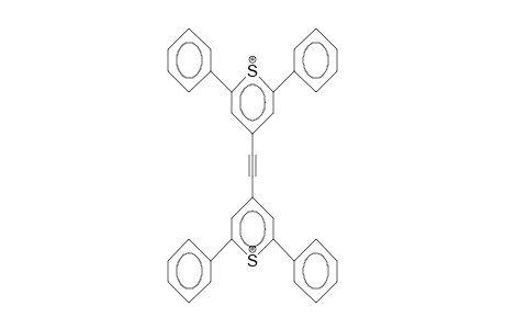 1,2-Bis(2,6-diphenyl-thiopyrylium-4-yl)-ethyne dication