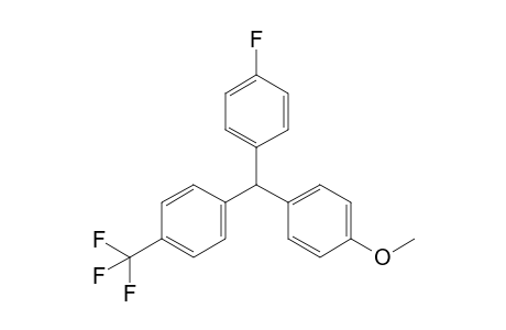 1-fluoro-4-((4-methoxyphenyl)(4-(trifluoromethyl)phenyl)methyl)benzene