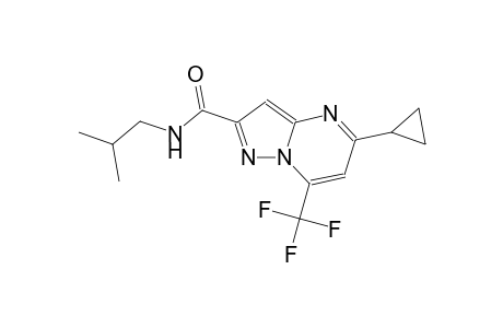 5-cyclopropyl-N-isobutyl-7-(trifluoromethyl)pyrazolo[1,5-a]pyrimidine-2-carboxamide