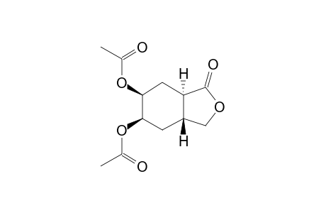 (3ARS,5RS,6SR,7ASR)-5,6-DIACETOXY-PERHYDRO-ISOBENZOFURANONE