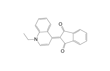 2-(1-Ethylquinolin-4(1H)-ylidene)-1H-indene-1,3(2H)-dione
