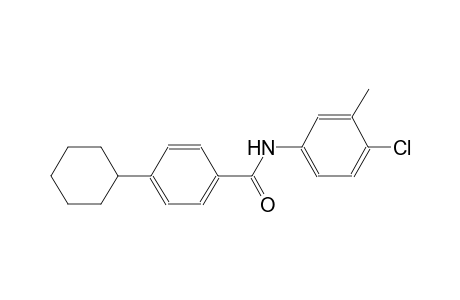 benzamide, N-(4-chloro-3-methylphenyl)-4-cyclohexyl-
