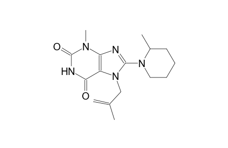 3-methyl-8-(2-methyl-1-piperidinyl)-7-(2-methyl-2-propenyl)-3,7-dihydro-1H-purine-2,6-dione