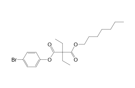 Diethylmalonic acid, 4-bromophenyl heptyl ester