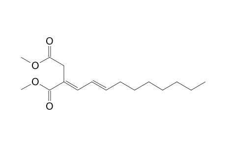 Methyl (3E,5E)-3-(methoxycarbonyl)-3,5-tridecadienoate