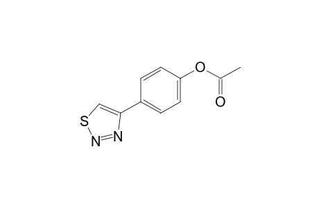 p-(1,2,3-thiadiazol-4-yl)phenol, acetate