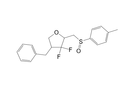 2-(4-Methylphenylsulfoxomethyl)-3,3-difluoro-4-benzyltetrahydrofuran