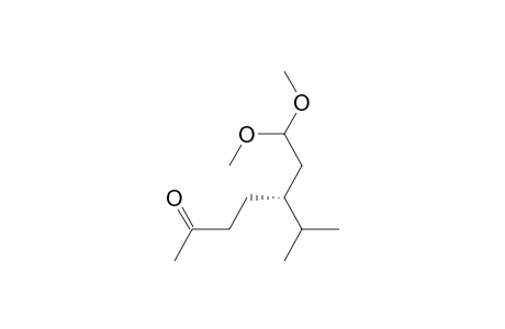 2-Heptanone, 7,7-dimethoxy-5-(1-methylethyl)-, (R)-