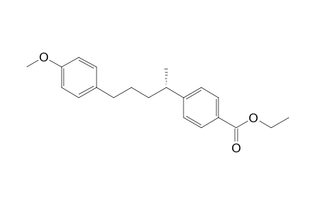 ethyl 4-[(1S)-4-(4-methoxyphenyl)-1-methyl-butyl]benzoate