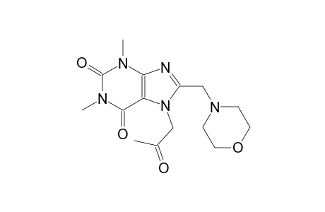 1,3-dimethyl-8-(4-morpholinylmethyl)-7-(2-oxopropyl)-3,7-dihydro-1H-purine-2,6-dione