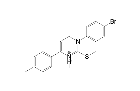 1-(4-Bromophenyl)-4-(4-methylphenyl)-2-methylthiopyrimidinium Iodide