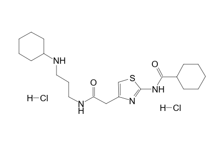 N-[(3-Cyclohexylamino)propyl]-2-[(cyclohexylcarbonyl)amino]-1,3-thiazol-4-yl-acetamide dihydrochloride