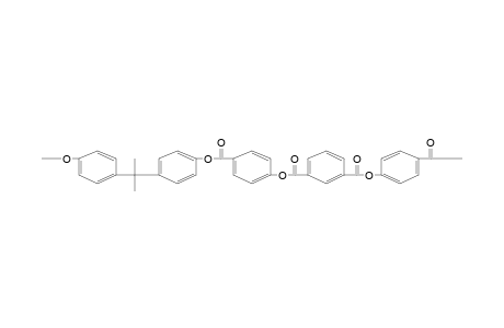 Polyester based on bisphenol-a, 4-hydroxybenzoic and isophthalic acids