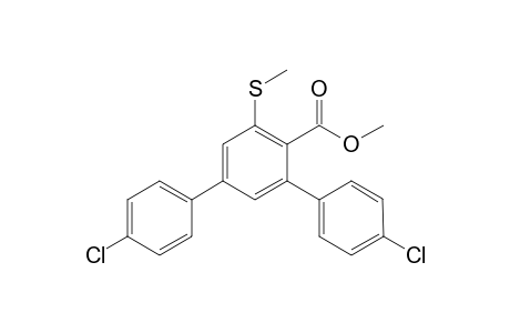 4-Methoxycarbonyl-5-methylthio-1,3-(4'-chlororphenyl)benzene