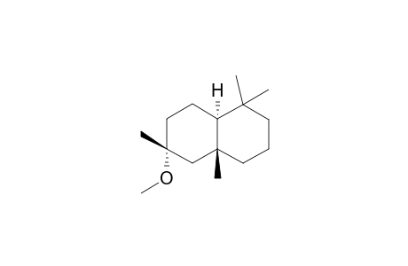 (+-)-1,2,3,4,4a,5,6,7,8,8a.alpha.-decahydro-6.alpha.-methoxy-1,1,4a.beta.,6.beta.-tetramethylnaphthalene