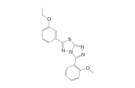 6-(3-ethoxyphenyl)-3-(2-methoxyphenyl)[1,2,4]triazolo[3,4-b][1,3,4]thiadiazole