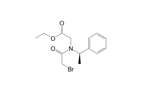 Ethyl 2-(2-bromo-N-((R)-1-phenylethyl)acetamido)acetate