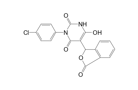 3-(4-Chloro-phenyl)-6-hydroxy-5-(3-oxo-1,3-dihydro-isobenzofuran-1-yl)-1H-pyrimidine-2,4-dione