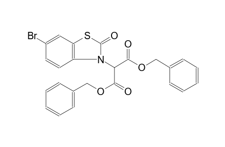 dibenzyl 2-(6-bromo-2-oxo-1,3-benzothiazol-3(2H)-yl)malonate